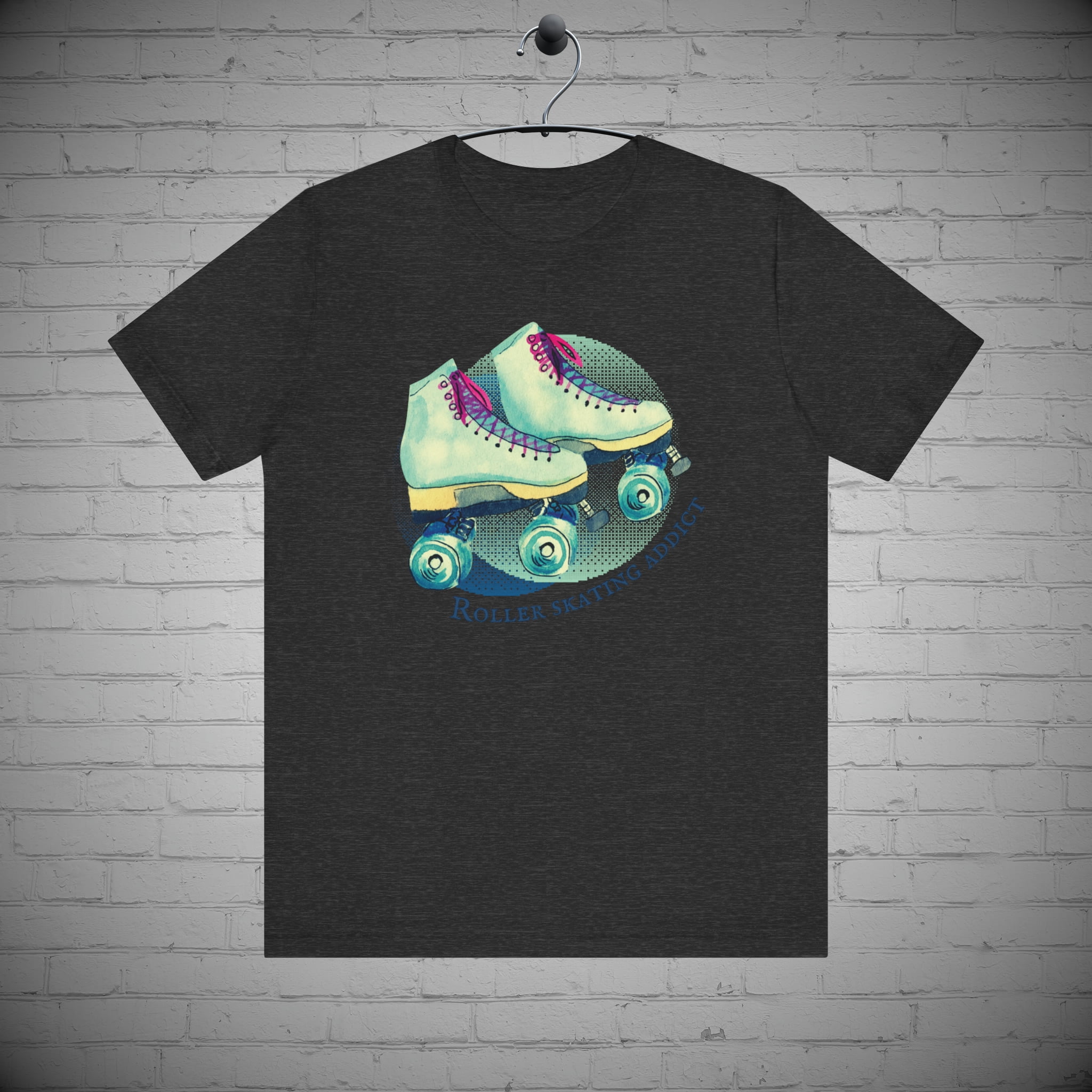 Roller skating tshirt, Roller derby tee, Retro Urban Skate park