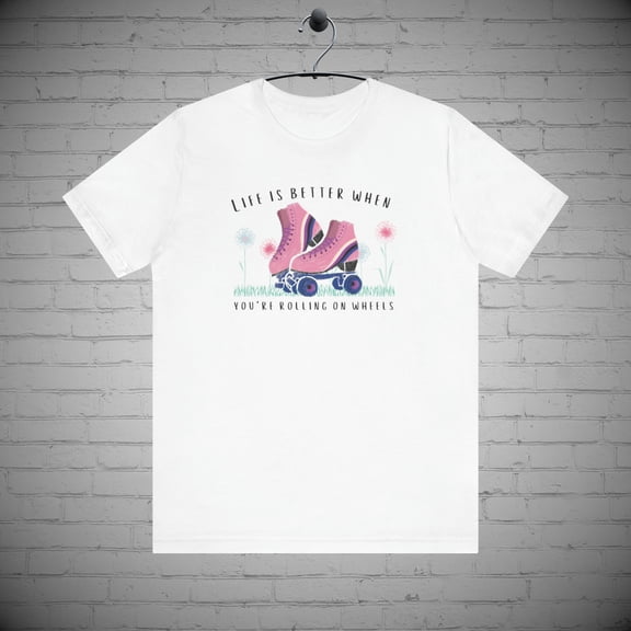 Roller skating t-shirt, Roller derby tee, Skate park fashion