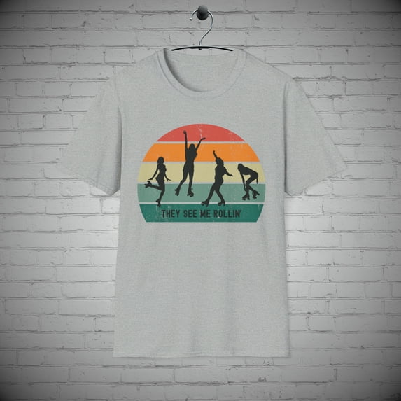 Roller skating t-shirt, Skater Girl tee, Urban skater Street fashion