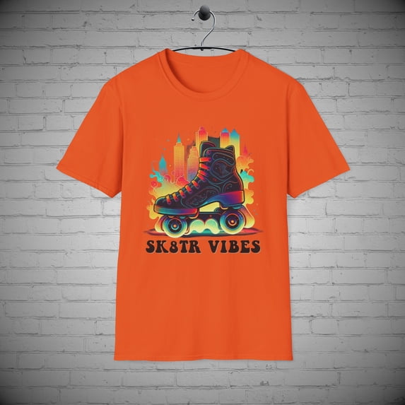Roller skating t-shirt, Skater Vibes tee, Roller Skate Lovers Gift