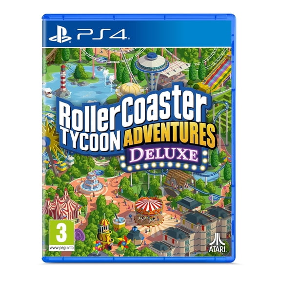 Rollercoaster Tycoon Adventures Deluxe - Playstation 4 PS4 - 80 new rides and attractions