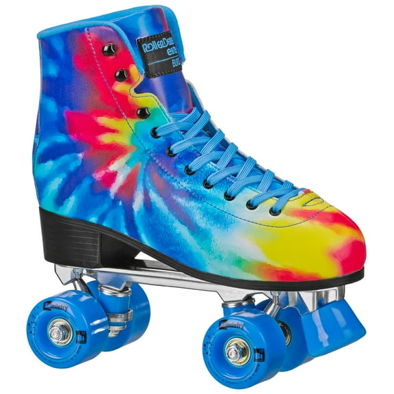 RollerDerby Elite Unisex Adjustable Roller Skates, Burst, 10 in