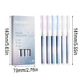 thumbnail image 1 of Rollerball Pen 6-Pack 0.5mm Fine Tip Light Blue, Quick-Drying Ink Smooth Writing with Clip, Ergonomic Design for Office Campus and Home Use, 1 of 6