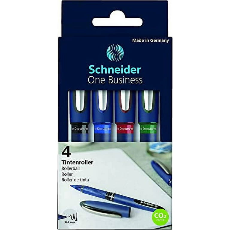  Schneider One Change Refillable Rollerball Pens, 0.6 mm,  Violet, 1 Pen : Office Products