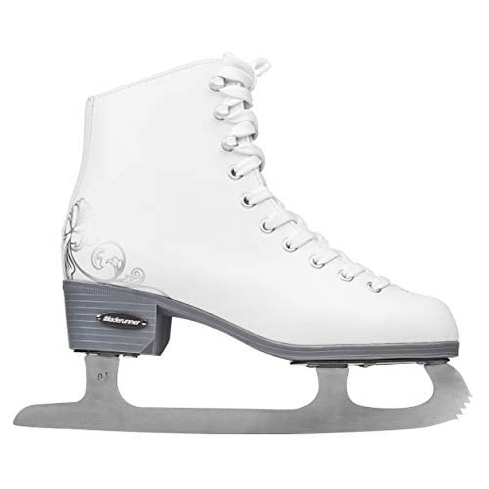 Rollerblade Bladerunner Ice Allure Women's Adult Figure Skates, White, Ice Skates, US Size 6