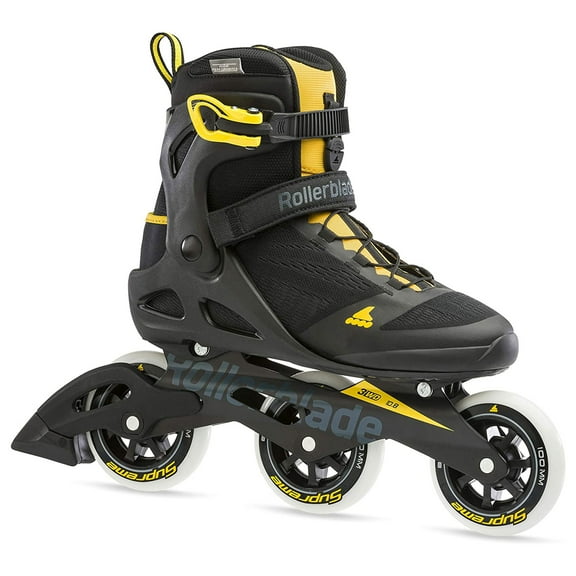 Rollerblade Macroblade 100 3WD Men's Adult Inline Skate Size 6 Black/Yellow