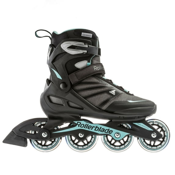 Rollerblade Zetrablade Womens Adult Fitness Inline Skate, Size 10, Black/Blue