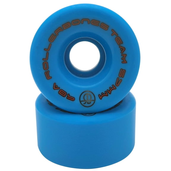 Rollerbones Team Logo Recreational Roller Skate Wheels (Set of 8)