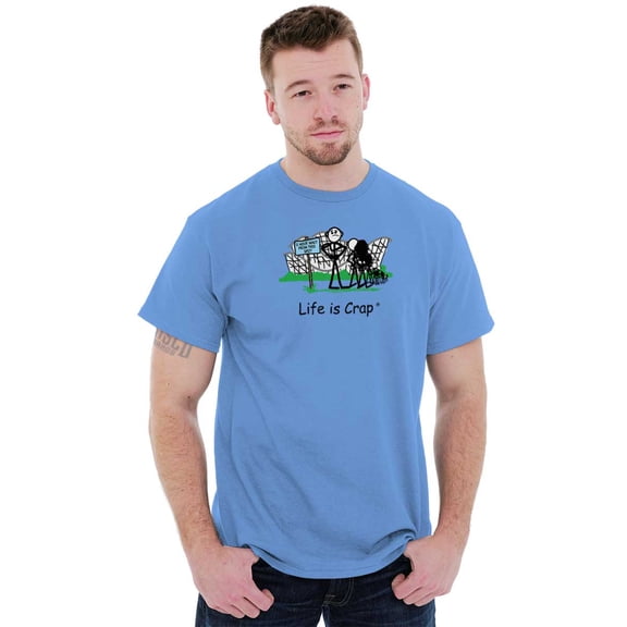 Rollercoaster Rides Theme Park Line Men's Graphic T Shirt Tees Brisco Brands M