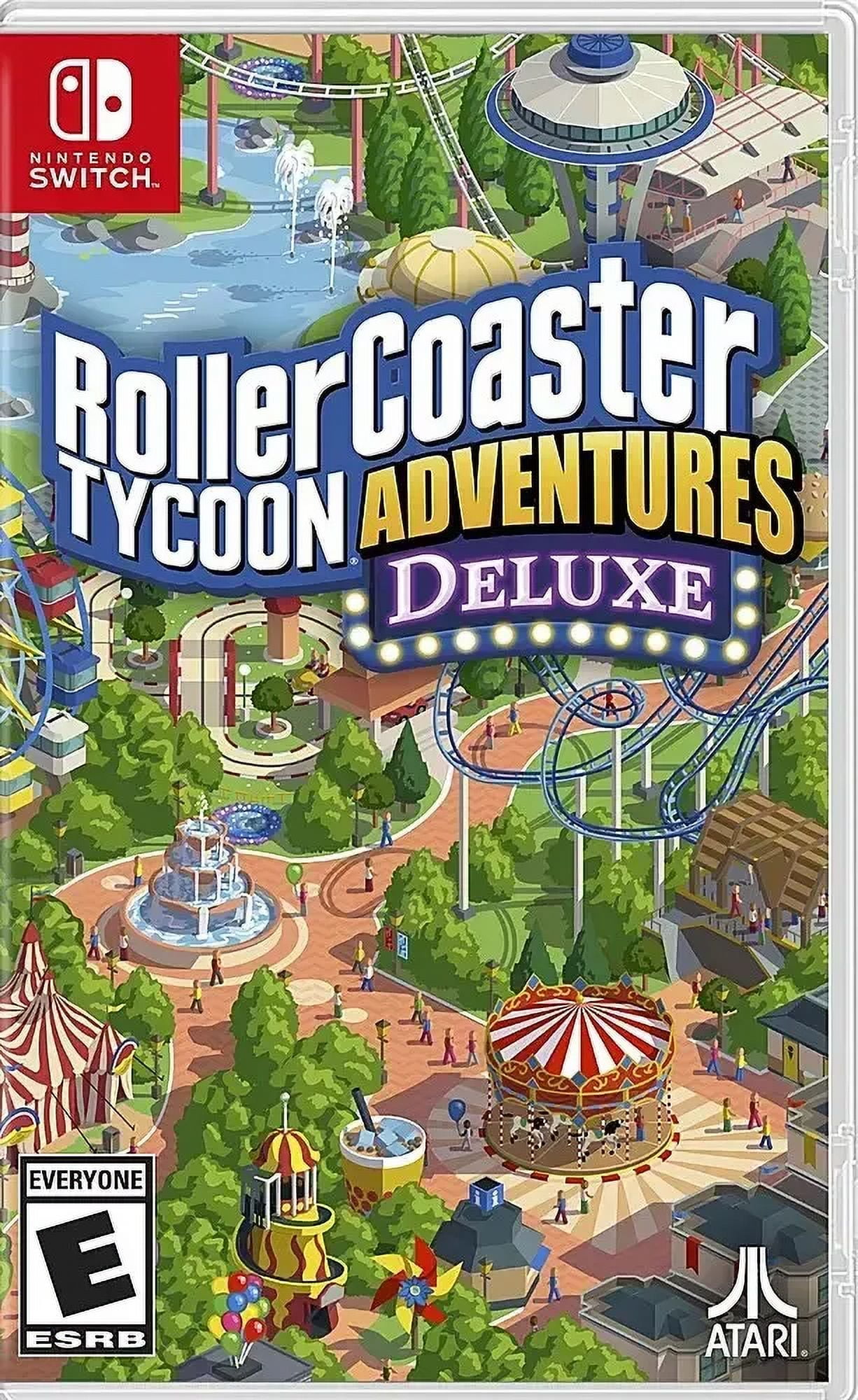 Rollercoaster Tycoon Adventures Deluxe Edition Switch NEW