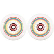 Rollerex Lollipop Boardwalk Inline Skate Wheels   2-Pack 85A Polyurethane Indoor Outdoor Roller Blade Wheels   Smooth Ride with Optional Bearings, Spacers & Washers 76mm
