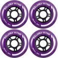 thumbnail image 1 of Rollerex VXT500 Inline Skate Wheels – 4 Pack Durable Replacement Roller Blade Wheels for Indoor & Outdoor Skating (80mm, Royal Purple), 1 of 6