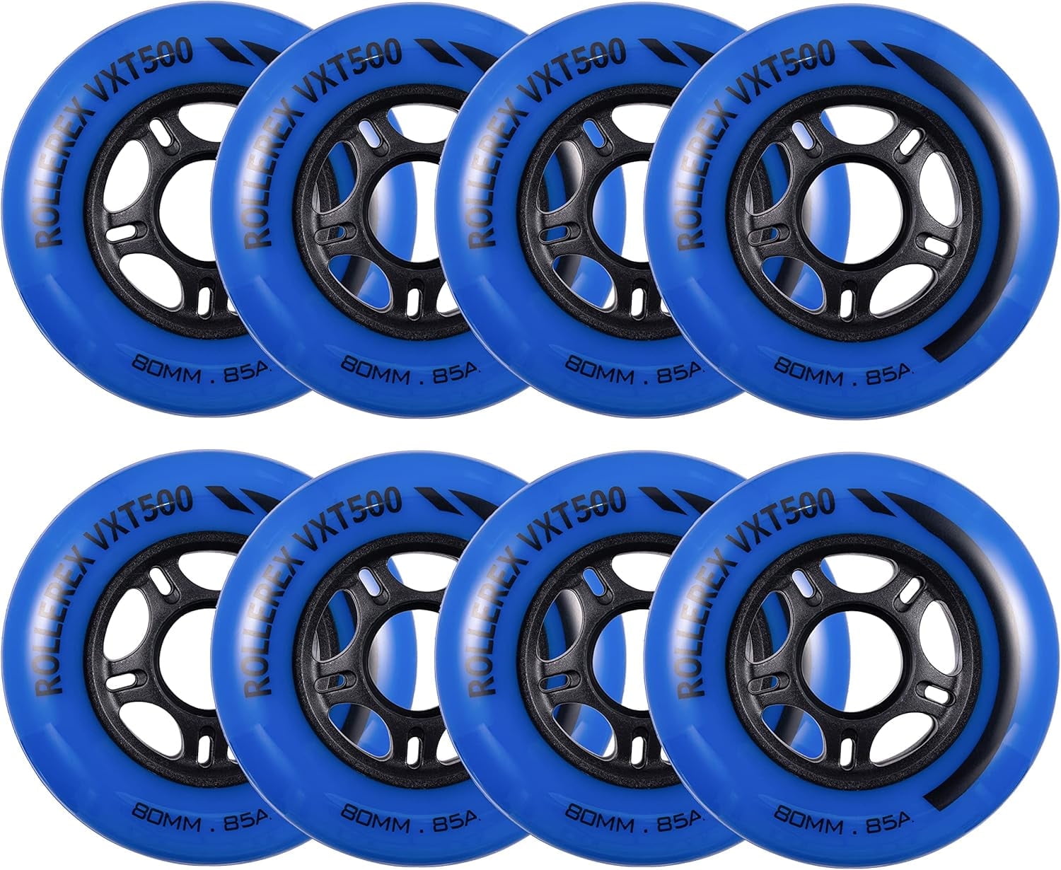 Rollerex VXT500 Inline Skate Wheels (8-pack) (Various Size & Color ...