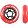 thumbnail image 1 of Rollerex VXT500 RipStik Wheels (Multiple Color Options Available) (2-Pack) - Use on Roller Blades, RipStiks, Luggage, Baggage or Wheelchairs (Rocket Red) (80mm), 1 of 6
