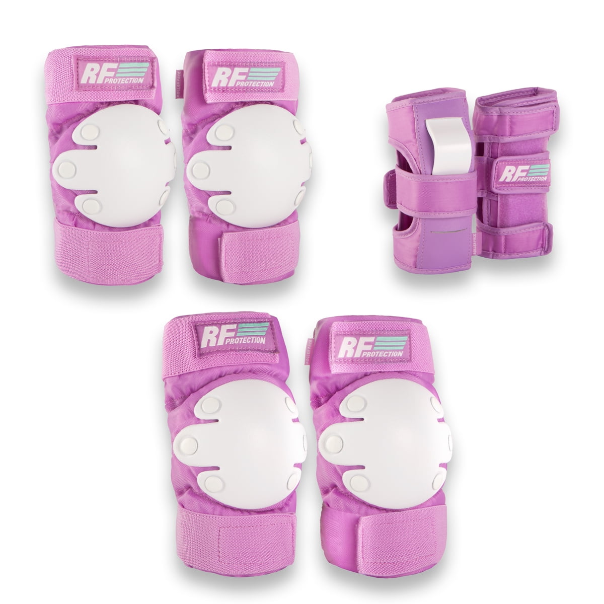 Rollerface Protective Gear Junior Knee Pads, Elbow Pads and Wrist