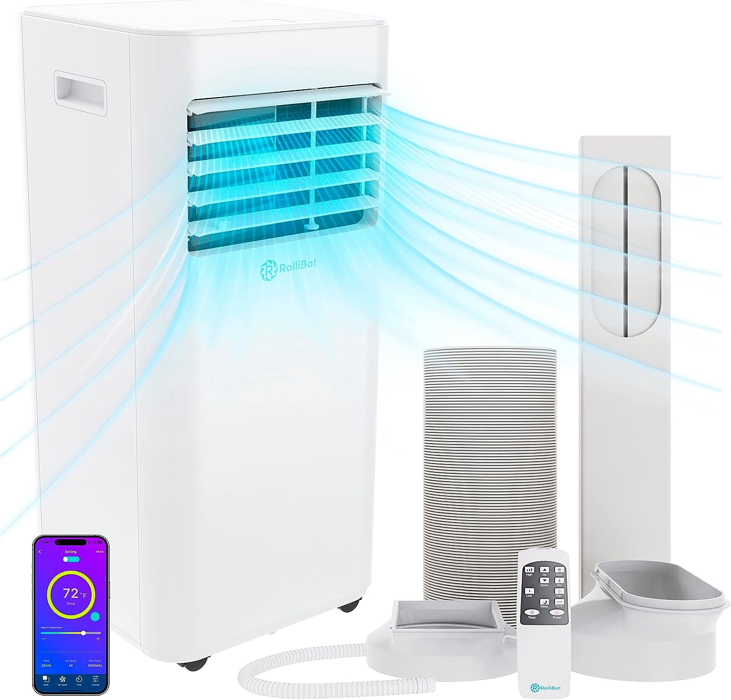 Rollicool Portable Air Conditioner 10000 BTU, Standing AC Unit with