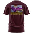 thumbnail image 1 of Rollin Hard Born To Cruise Graphic T-Shirt (Large, Burgundy), 1 of 4