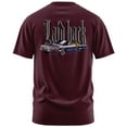 thumbnail image 1 of Rollin Hard Laidback Graphic T-Shirt (XX-Large, Burgundy), 1 of 4
