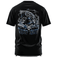 thumbnail image 1 of Rollin Hard Men's Creep Show Lowrider black Big & Tall heavyweight cotton classic boxy fit front and back print graphic tee shirt, 1 of 5