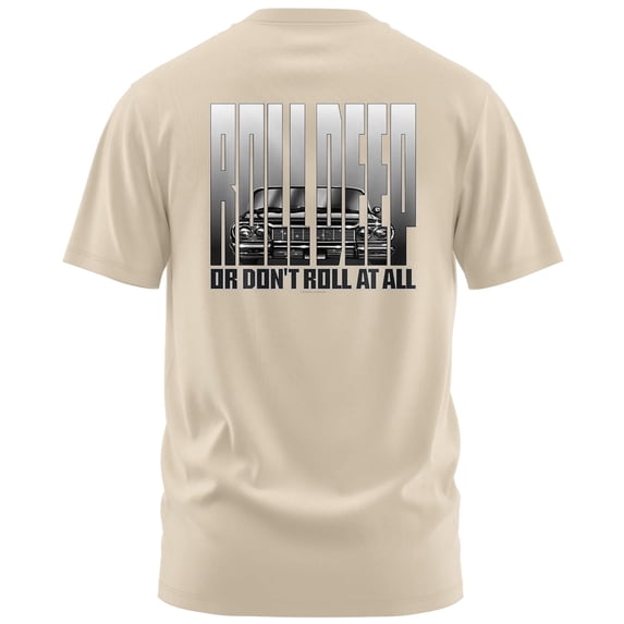 Rollin Hard Roll Deep Graphic T-Shirt (XX-Large, Sand)