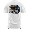 thumbnail image 1 of Rollin Hard men's High Roller Lowrider white classic fit front and back print graphic tee shirt, 1 of 4