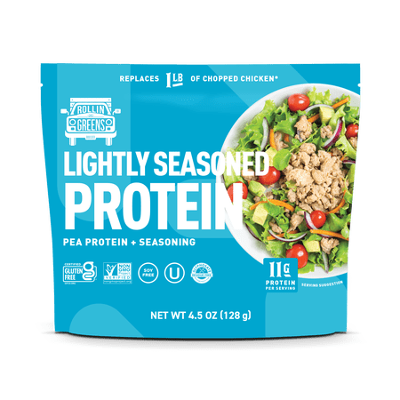 RollinGreens Plant-Based Classic CHIC'KEN Chopped, 4.5 oz Pouch, 1 Count