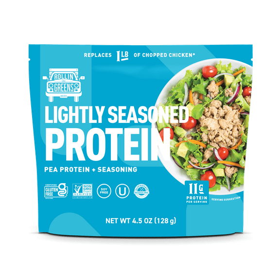 RollinGreens Plant-Based Classic CHIC'KEN Chopped, 4.5 oz Pouch, 1 Count
