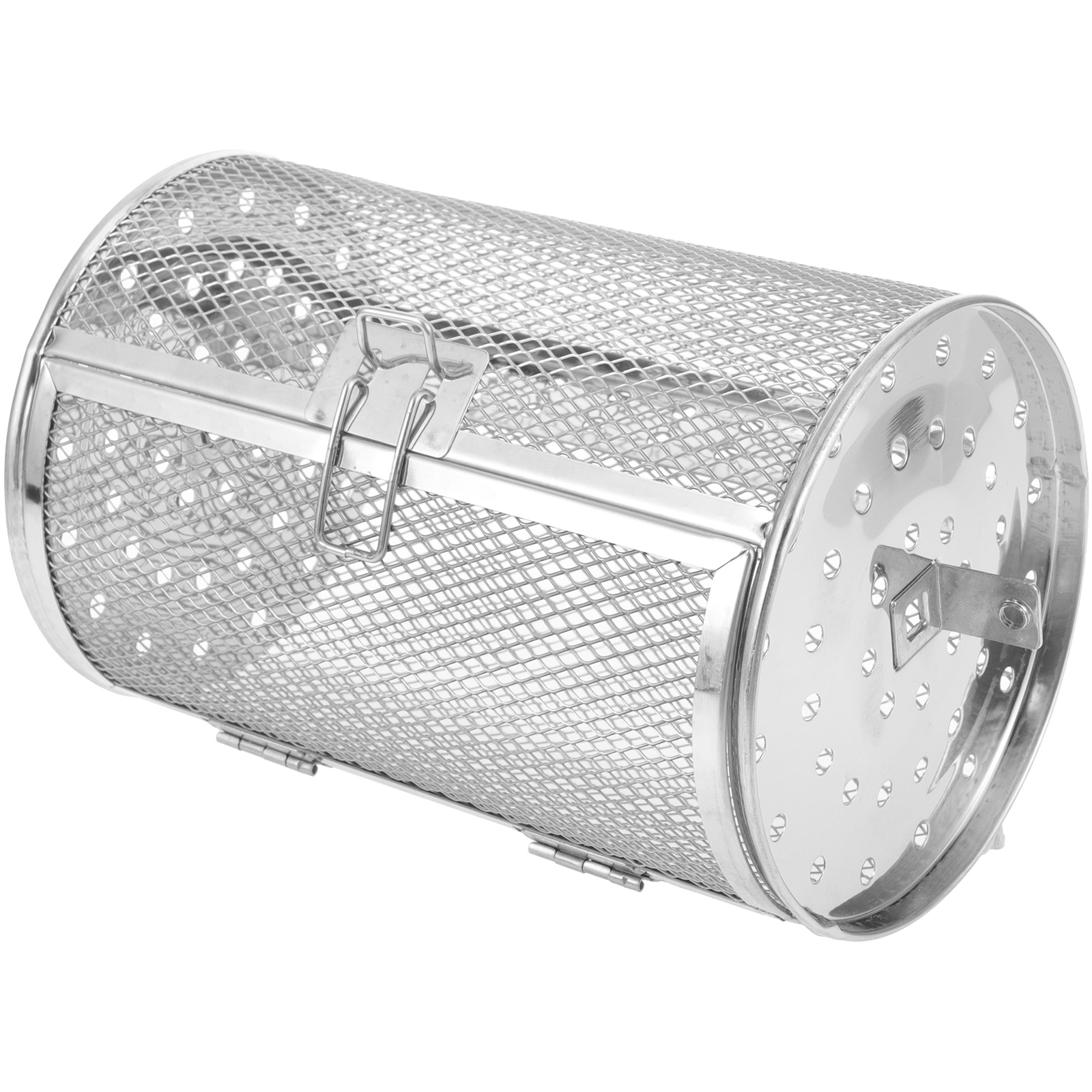 Rolling BBQ Basket Stainless Steel Oven Basket Oven Rotisserie Basket