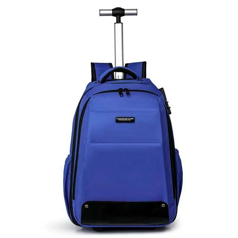 Rolling Backpack, Invisible Shoulder Strap Water Resistant Travel