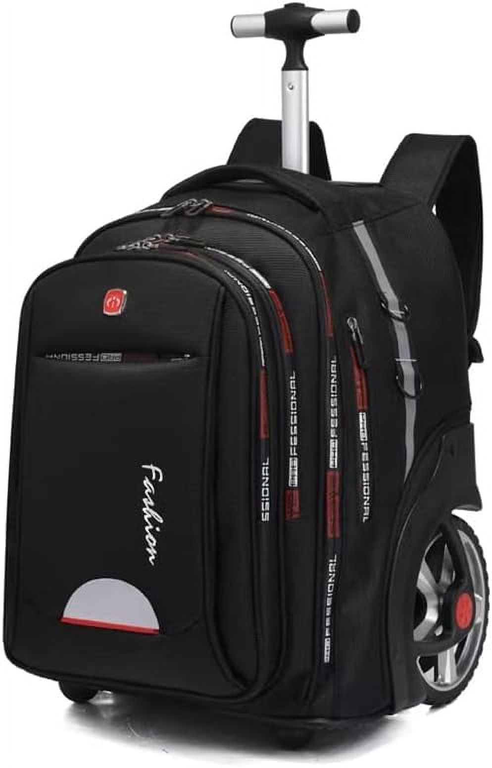 Rolling Backpack,Large Rolling Laptop Bag Briefcase Backpacks with