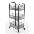 thumbnail image 1 of Rolling Basket Cart In Black, 1 of 2