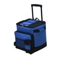 thumbnail image 1 of Rolling Cart Collapsible Cool Bag Oxford Waterproof Portable Bag Insulated Wheeled for Outdoor Travel Work Camping, 1 of 9