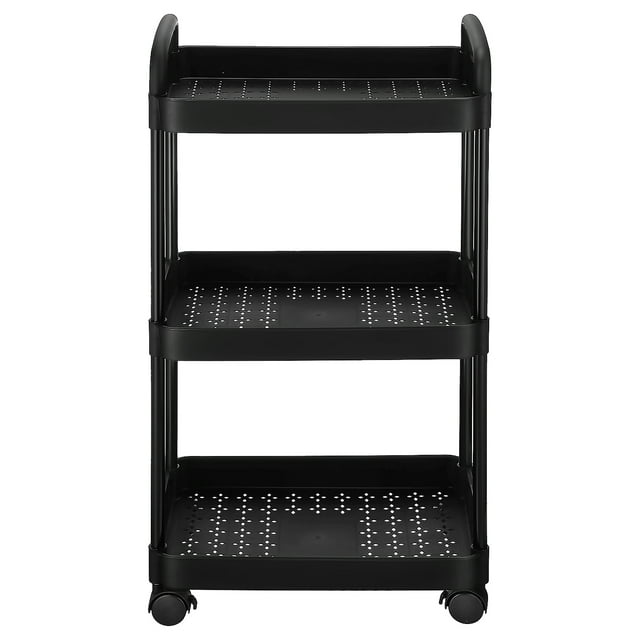 Rolling Cart Utility Cart 3 Tier Rolling Cart Under Desk Storage