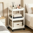 thumbnail image 1 of Rolling Cart with Wheels, Storage Cart, Carts with Wheels, Multifunction Utility Storage Carts, Kitchen Storage Organizer, Mobile Shelving Unit for Bathroom,Laundry, 1 of 5