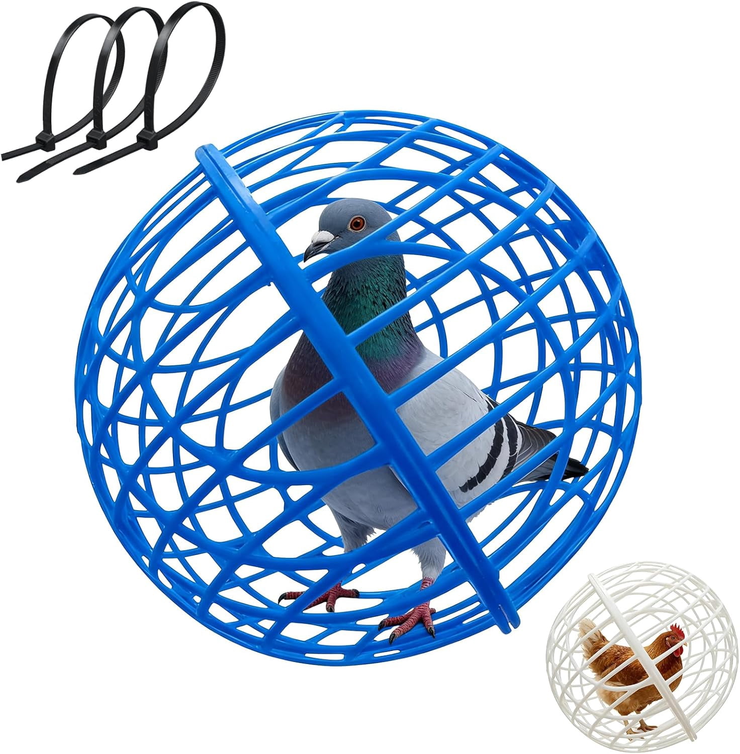 Rolling Chicken Ball Cage, Detachable Rolling Chicken Coop Balls ...