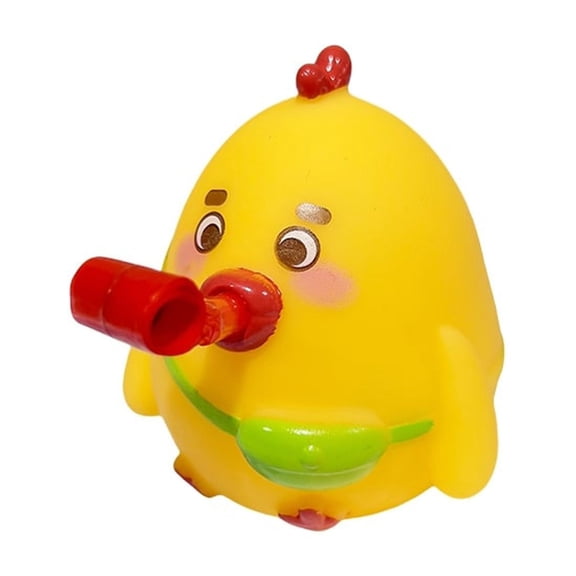 Rolling Chicken Squishy Fidget Toys for Adults Pink Purple and Yellow Sensory Gadget Tactile Office Desk Accessory Squeezing Sound Rolling Desktop Tool 1 Pack