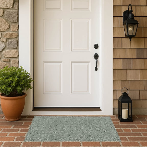 Rolling Circles Outdoor Doormat