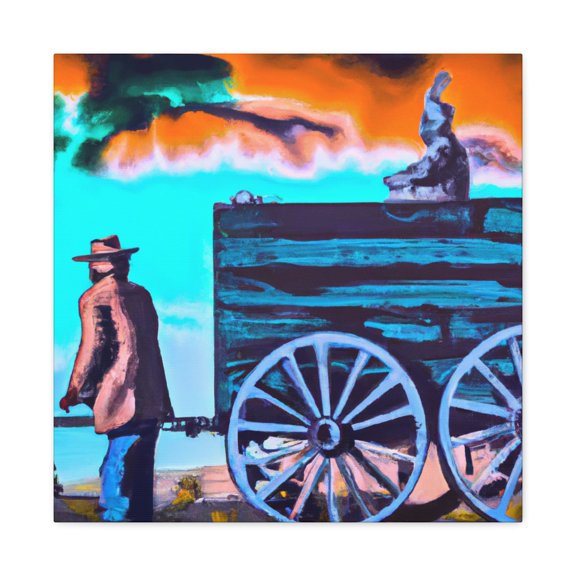 "Rolling Country Wagon" - Canvas