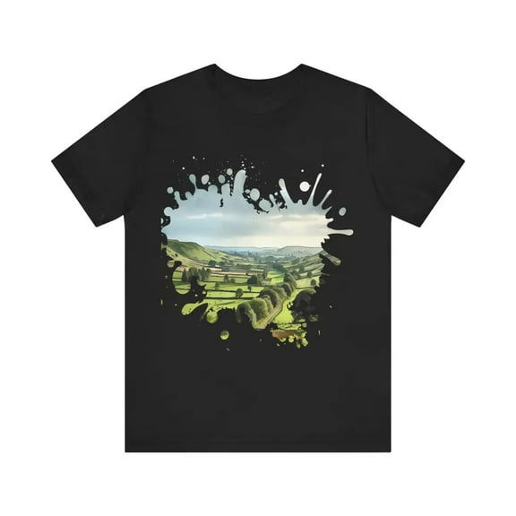 Rolling Countryside Vista - Jersey Short Sleeve Tee