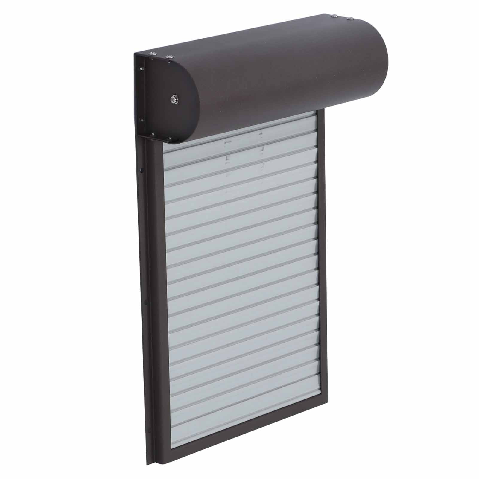 Rolling Curtain Chicken House Door, Solar Powerd Full Metal Automatic Chicken Coop Door With LED