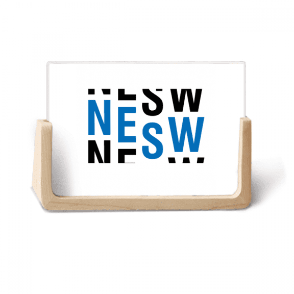 Rolling Display Direction Fluctuation Photo Wooden Photo Frame Tabletop Display