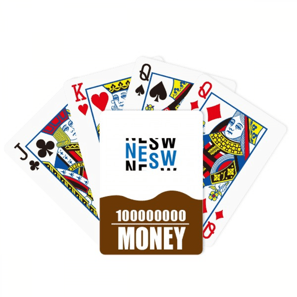 Rolling Display Direction Fluctuation Poker Playing Card Funny Hand Game