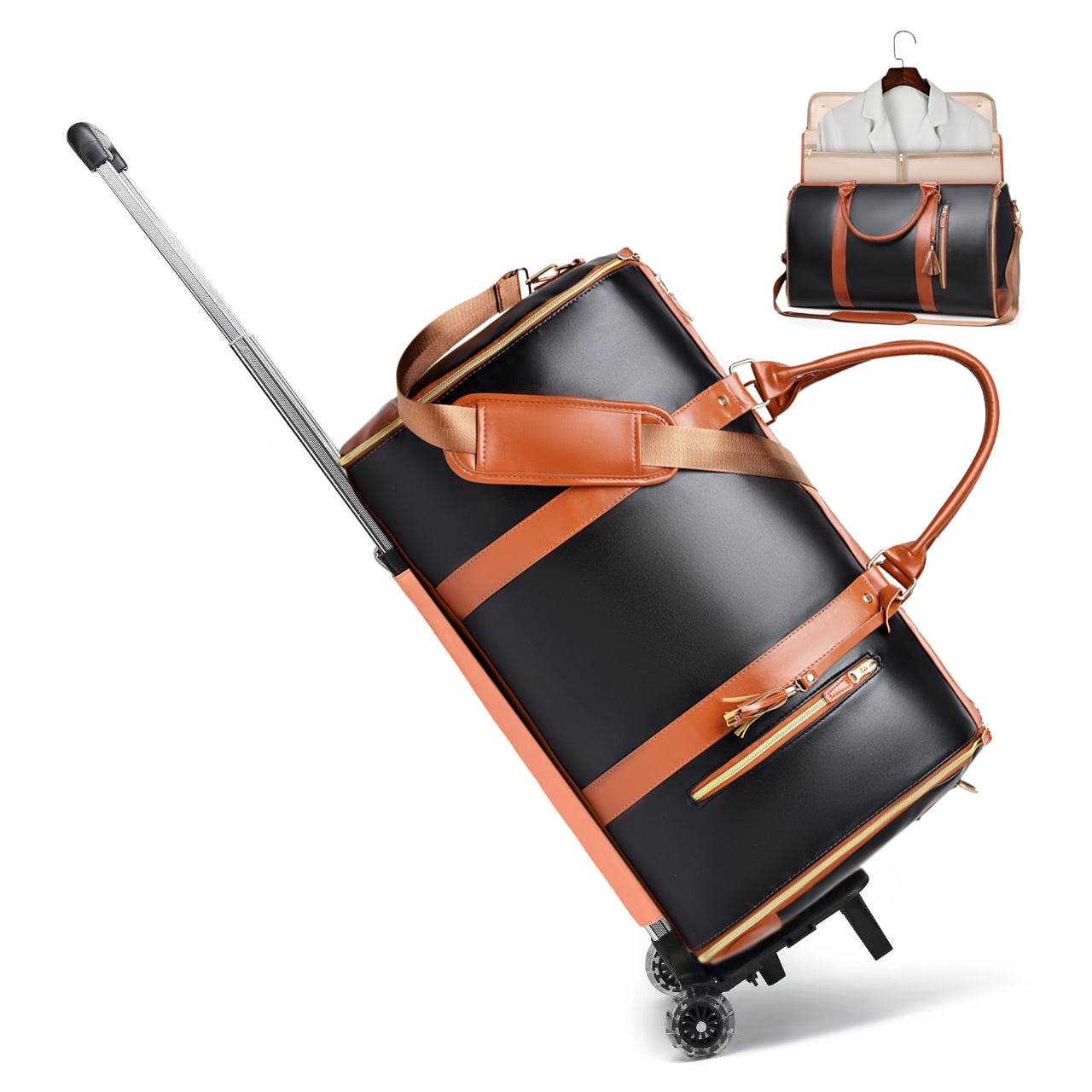 Rolling Duffel Bag with Wheels Suitable for Men and Women Vacation,Suit Bag,Large Capacity Toiletry Bag,Luggage Bag