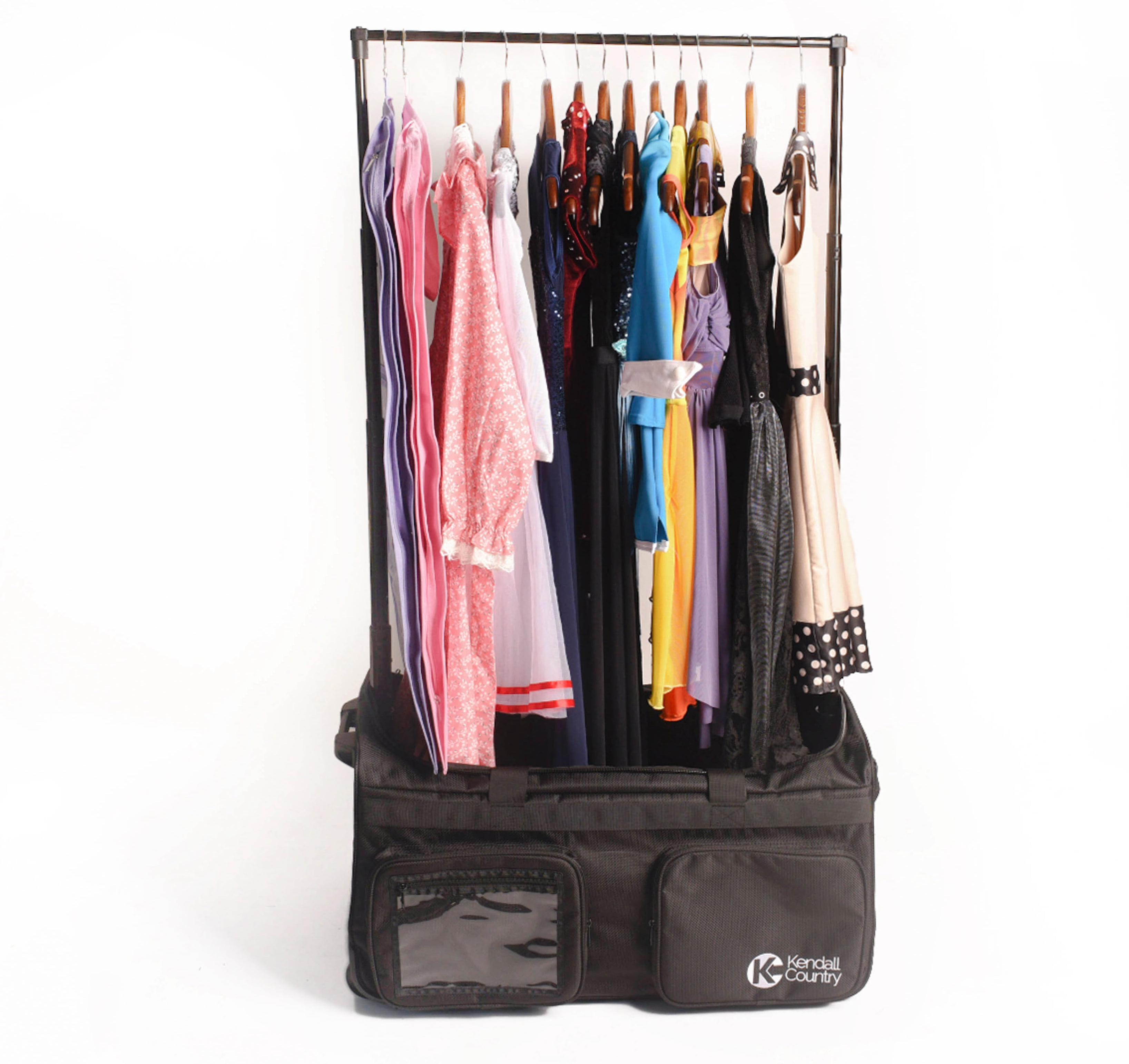 Kendall Country Dance Rolling Duffel with Garment Rack, Large, 28-inch