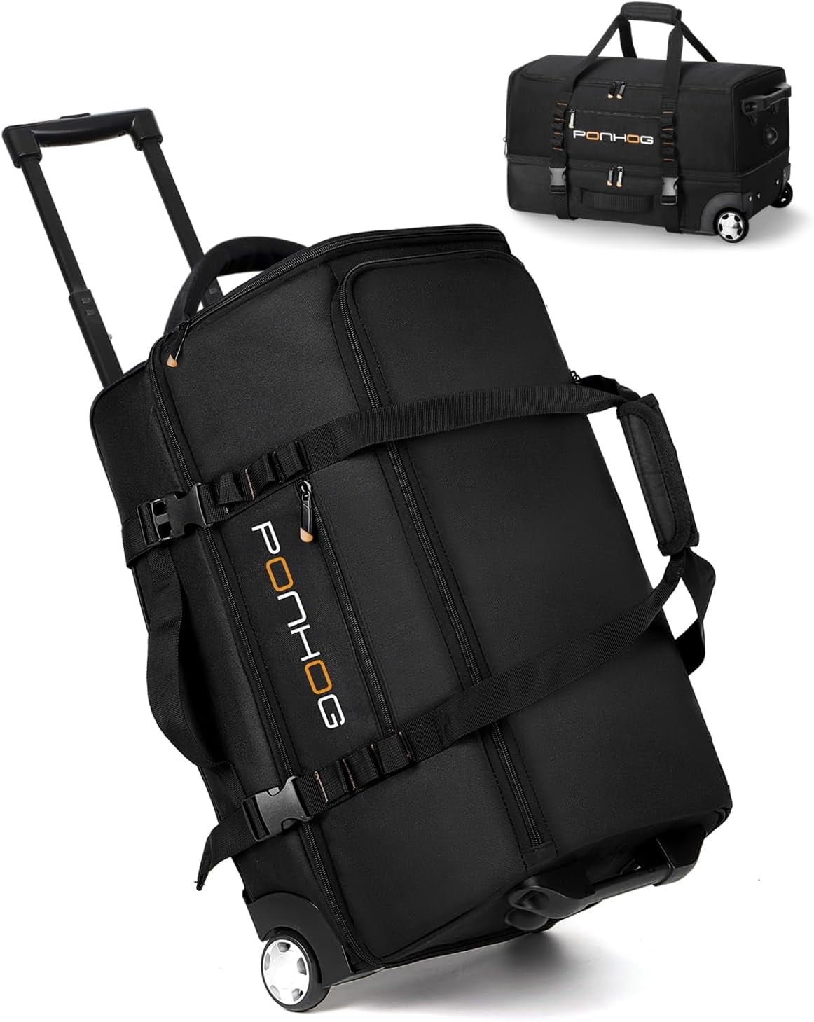 21 inch travel duffel backpack Voyager 21" Waxed Canvas A zippered main compartment holds your essentials Leeds Graphite 21 Inch Weekender