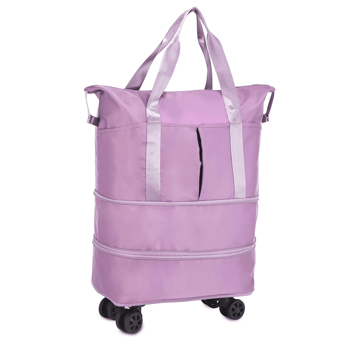 Rolling Duffle Bag with Wheels,Expandable Foldable Duffel Bag with