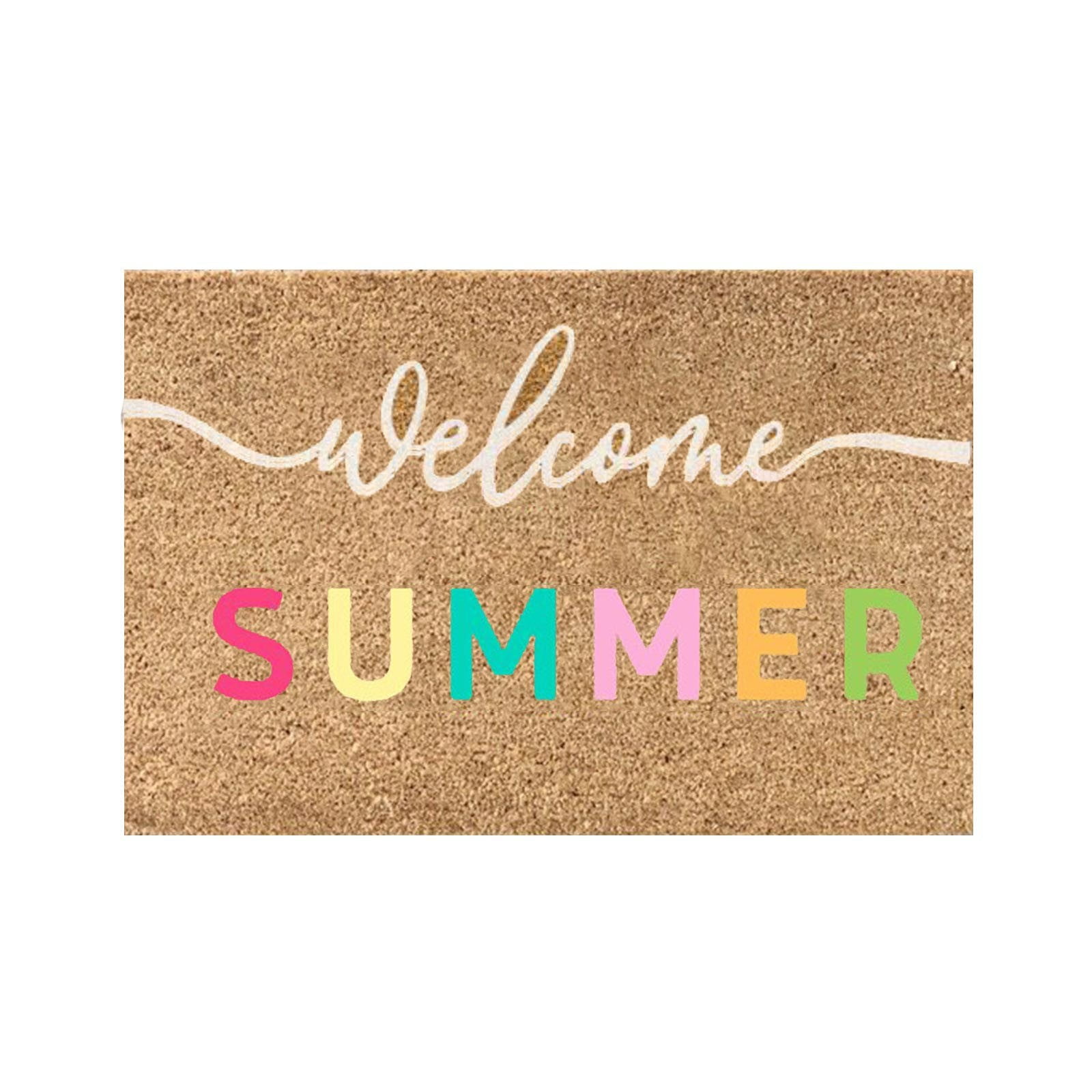 Floor Mat Summer Decorative Door Mat For Indoor Outdoor Bathroom Kitchen Funny