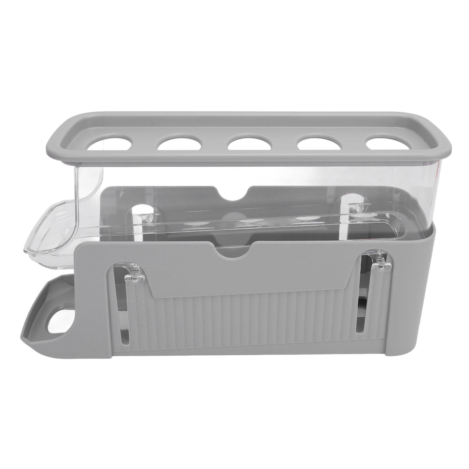 Rolling Eggs Dispenser, Automatic Rolling Egg Holder 2 Layer  For Fridge Storage