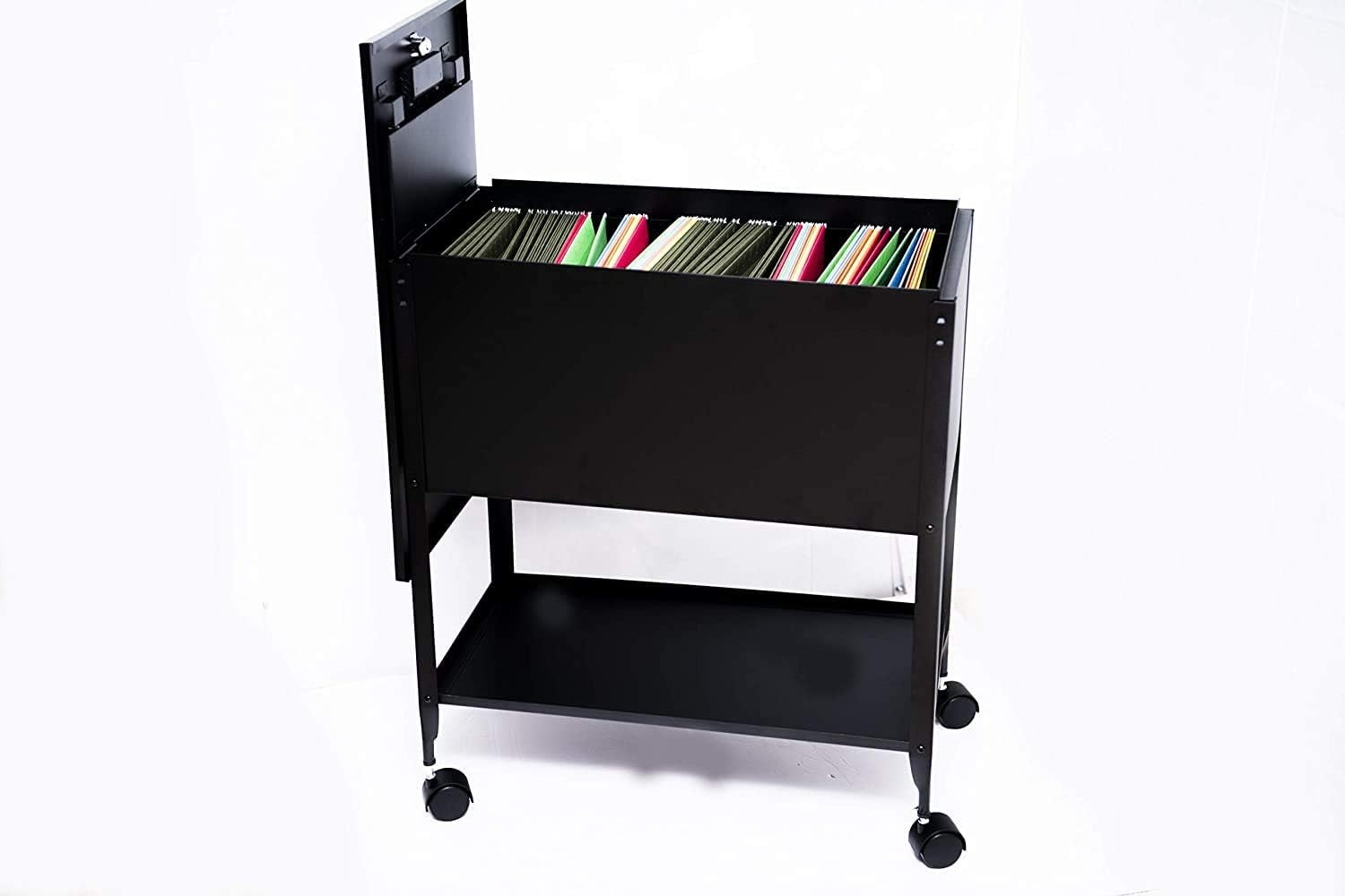 Rolling File Heavy Duty XL Cart 2 Drawers Lockable Wheels