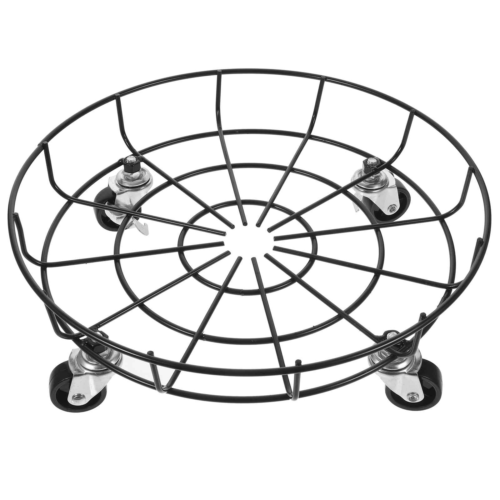 Rolling Flower Pot Stand Tray Rollers Planter Caster Stands for Plants